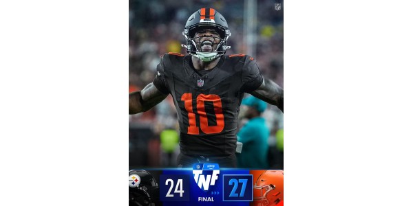 Un coup de poignard de 56 yards : Cleveland pousse le jeu dans ses ultimes retranchements. Un coup de poignard de 56 yards : Cleveland pousse le jeu dans ses ultimes retranchements.